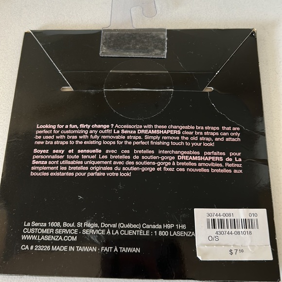 $5 add on DREAMSHAPERS clear bra straps one size - Picture 3 of 3